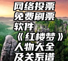 网络投票免费刷票软件   《红楼梦》人物大全及关系谱