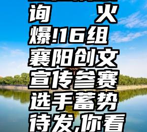 微信刷票询   火爆!16组襄阳创文宣传参赛选手蓄势待发,你看好谁