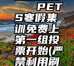 感动中原微信投票   PETS寒假集训免费上第一组投票开始(严禁利用刷票软件恶意刷票)