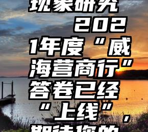 微信投票现象研究   2021年度“威海营商行”答卷已经“上线”,期待您的点赞投票!