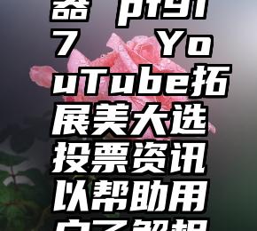 免费刷票器 pf917   YouTube拓展美大选投票资讯以帮助用户了解相关流程