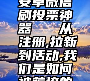 安卓微信刷投票神器   从注册,拉新到活动,我们是如何被薅垮的