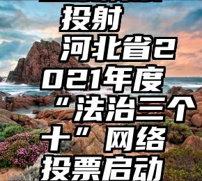 微信验证投票刷票 投射   河北省2021年度“法治三个十”网络投票启动请您投下宝贵一票